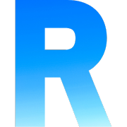 アルファベットのRの画像です